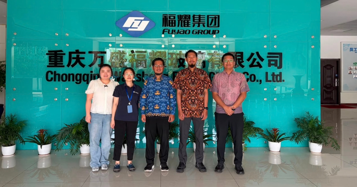 Safety glass SNI certification audit at Chongqing Wansheng Fuyao Glass with the Global Service Agency team